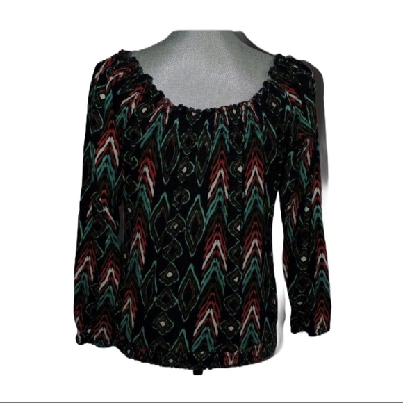 Lucky Brand Peacock Blouse - Picture 2 of 5